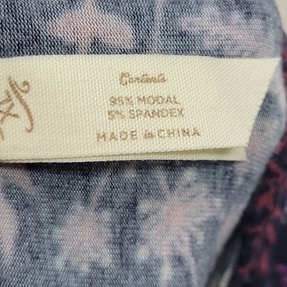 Matilda Jane “New Resolution” Navy Blue Floral Dress Size XL - Picture 6 of 8